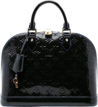 Louis Vuitton Pre-owned Handbags, female, Blue, Size: ONE SIZE Pre-owned Alma PM