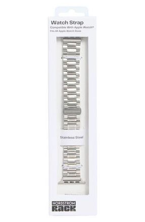 Nordstrom Rack Stainless Steel Apple Watch Watchband at Nordstrom Rack