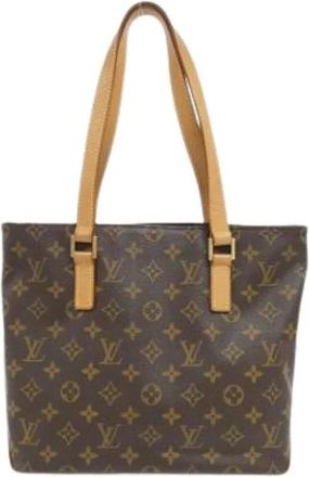 Louis Vuitton Pre-owned Tote Bags, female, Brown, Size: ONE SIZE Pre-owned Cabas Piano Tote Bag