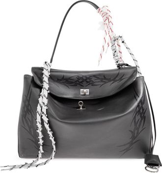Balenciaga Rodeo Large Handbag - Heren - Schoudertassen - Grijs - ONE Size - Leer - Tassen