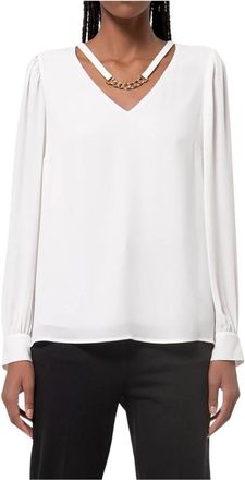Fracomina Camicia - Dames - Blouses - Wit - M - Overhemden