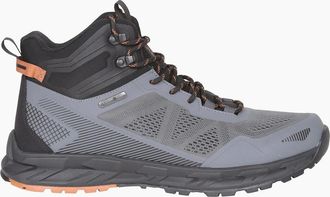 Mountain Warehouse Mens Mountain Warehouse Mens Crusade Leather Waterproof Walking Boots - Black - Size: 10