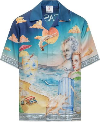 Casablanca Le Plongeon shirt - Blue