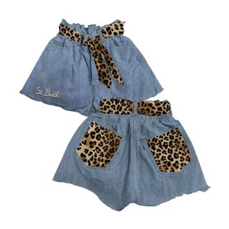 MC2 Saint Barth Denim Shorts, female, Blue, Size: M/L Arizona Deni Short