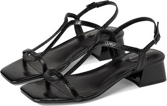 Bandolino Primadon Womens Dress Sandals Black Snake : 8.5 M, Synthetic