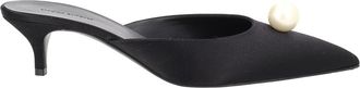Magda Butrym Silk Mule With Pearl