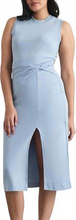 Tanya Taylor Sleeveless Cody Dress In Powder Blue