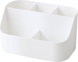 OEM Organizador De Escritorio De 1 Pieza, Blanco, Portal&aacute;pices Multifuncional Con 5 Compartimentos, Material De Oficina Y Art&iacute;culos De Uso Diario
