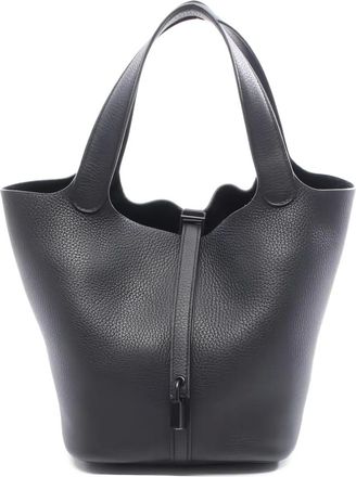 Herm&egrave;s Borsa a spalla MM Picotin Lock 2021 - Nero