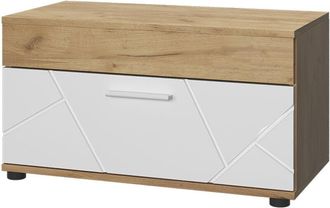 Vicco Scaffale Berno, Quercia dorata/bianco, 70.8 x 38.9 cm Armadio di archiviazione Vicco