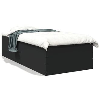 Berkfield Home Bed Frame without Mattress Black 100x200 cm