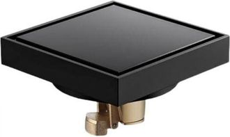 OEM Desag&uuml;e De Suelo Invisible Con V&aacute;lvula Antirretorno Para Azulejos, Apto Para Ba&ntilde;o Y Ducha, Anti-reflujo Y Antiolor, Color Negro
