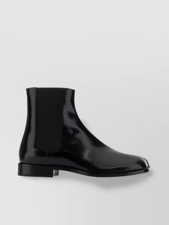Maison Margiela leather tabi chelsea ankle boots