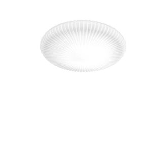 Netlighting Atrium Patterned Glass Flush Ceiling Light White 3600Lm 3000K