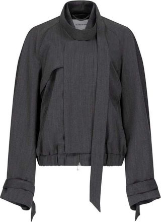 Victoria Beckham Jacket With Scarf Detail