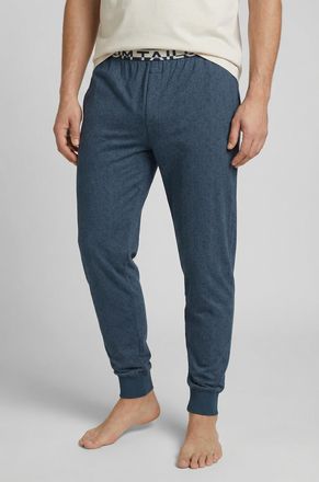 Tom Tailor Pyjamahose TOM TAILOR Br&uuml;gge, Herren, Gr. 102, N-Gr, blau, Single Jersey, Obermaterial: 60% Baumwolle, 40% Polyester, bequem lang, Hosen Pyjamahose, L