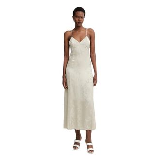 A|X Armani Exchange Dames, Jurken, Beige, Maat: XS Satijn