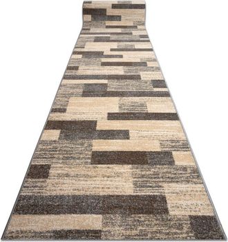 RugsX Rugsx - Alfombra De Pasillo Karmel Deski Tableros Caramelo Gris 70cm Beige 70x270 Cm