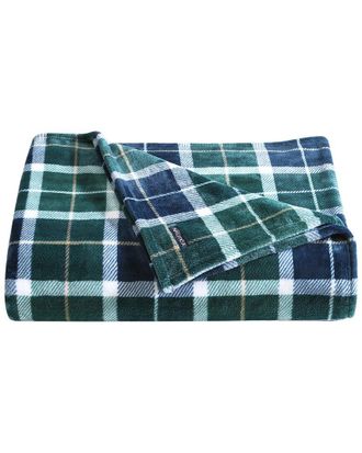 Nautica Northsail Plaid Ultra Soft Plush Fleece Blanket