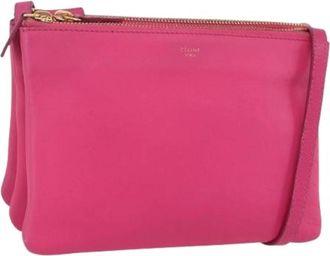 Celine Pre-owned Vintage Cross Body Tas - Dames - Vintage Schoudertas - Roze - ONE Size - Leer - Vintage