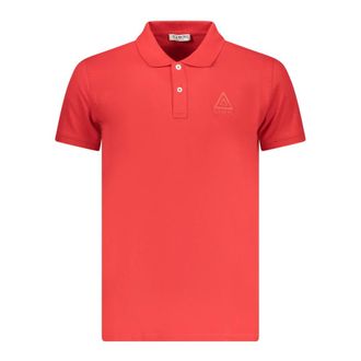 Iceberg Polo Shirts, male, Red, Size: 2XL Triangle Short-Sleeved Polo Shirt