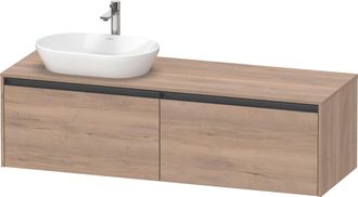 Duravit Duravit Ketho.2 Mueble Bajo Lavabo, Lavabo Extra&iacute;ble Izquierda