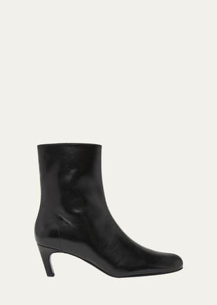 Proenza Schouler 60mm Uma Leather Ankle Boots