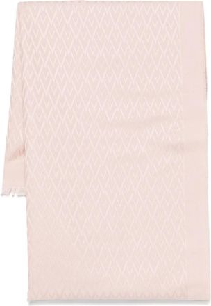 Valentino Garavani Sciarpa Toute La V in jacquard - Rosa