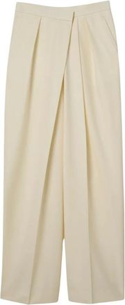 Petar Petrov Flash Cut Broek - Dames - Broeken - Beige - Maat: 2XS