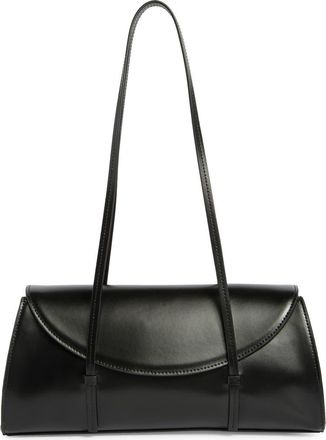 Reformation Elena Leather Shoulder Bag in Black Leather at Nordstrom