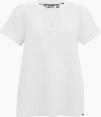 Regatta Womens Regatta Womens/Ladies Selen Short-Sleeved Shirt - White - Size: 20