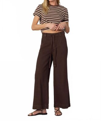 Joe's Addison Wide Leg Pant In Coffee