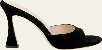 L'agence 95mm Avery Suede Mules