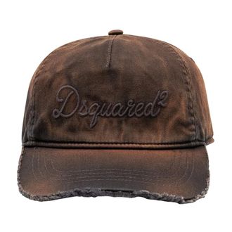 Dsquared2 Baseball Cap - Heren - Accessoires - Bruin - Maat: ONE Size
