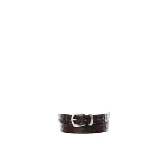 Eleventy Belts, male, Brown, Size: 105 CM Leather Belt