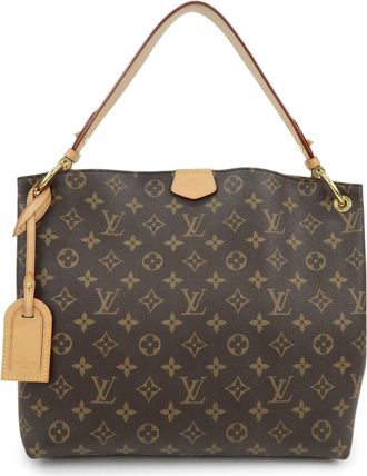 Louis Vuitton Graceful Monogram Canvas Brown Canvas Handbag (Pre-Owned)