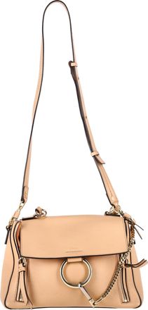 Chlo&eacute; Pre-owned Womens Chlo&eacute; Small Faye Day Shoulder Bag in Nude Calf Leather - One Size