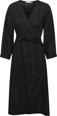 Inwear Galdria IW Wrap Dress - Dames - Wikkelkleedje - Zwart - 2XL - Polyester - Kleedjes