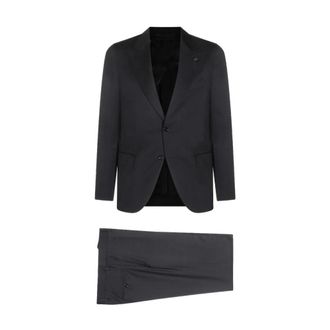 Lardini Single Breasted Suits, male, Blue, Size: 2XL Abito Monopetto