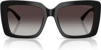 Jimmy Choo London 54mm Square Sunglasses in Milk/gradient Gray at Nordstrom