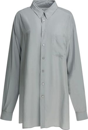 Maison Margiela Shirt met lange mouwen - Dames - Blouses & Shirts - Grijs - Maat: XS