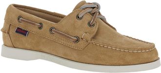 Sebago Womens Loafers Portland Flesh Out Beige Leather Upper