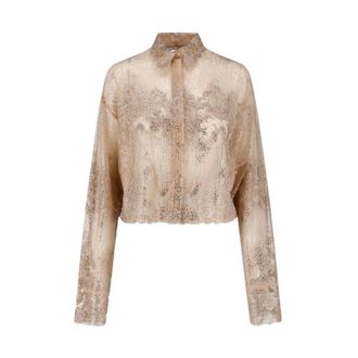 Ermanno Scervino Shirts, female, Pink, Size: XS Ermanno Scervino Shirts