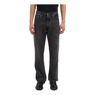 Our Legacy Straight Jeans, male, Gray, Size: W33 First Cut Jeans