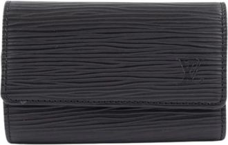 Louis Vuitton Pre-owned Accessories, male, Black, Size: ONE SIZE Pre-owned Epi Keycase