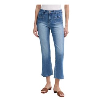 Gaud&igrave; Jeans, Dames, Blauw, W25, Katoen, Flare Jeans