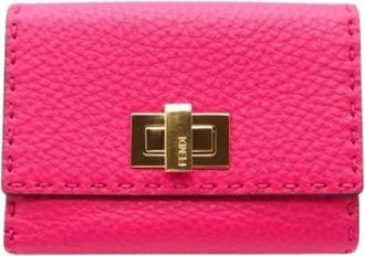 Fendi Pre-owned Wallets, female, Pink, Size: ONE SIZE Pre-owned Wallet (bi-fold)