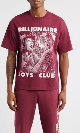 Billionaire Boys Club Giant Graphic T-Shirt in Rhododendron at Nordstrom, Size Xx-Large