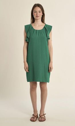 Molly Bracken Korte jurk met mouwen met volant