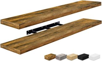 Sorbus Set Of 2 Extra-Large Floating Shelves
